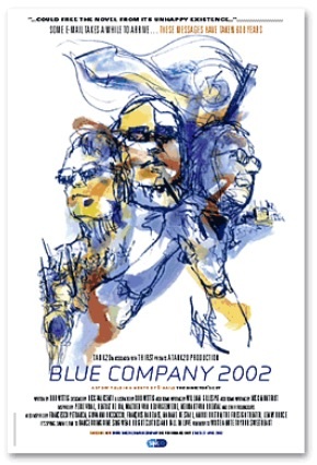 Blue Company, an illustrated novel in email