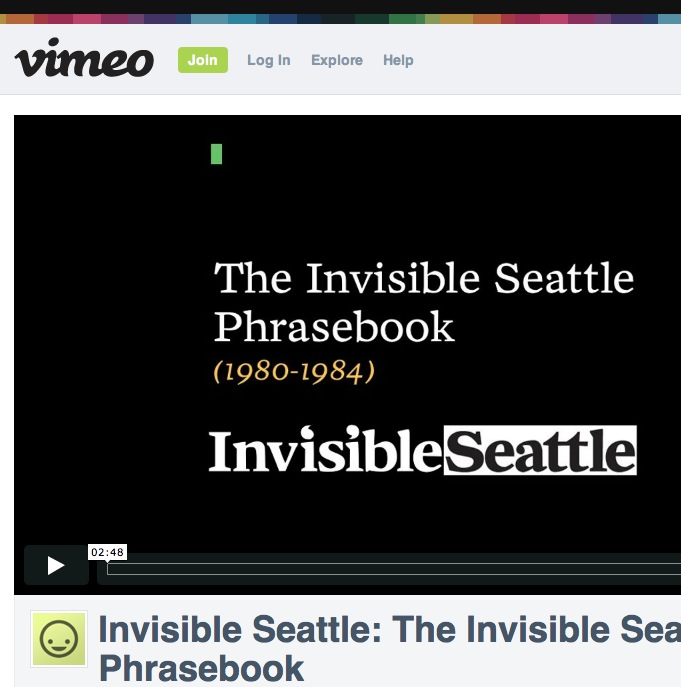 The Invisible Seattle Phrasebook